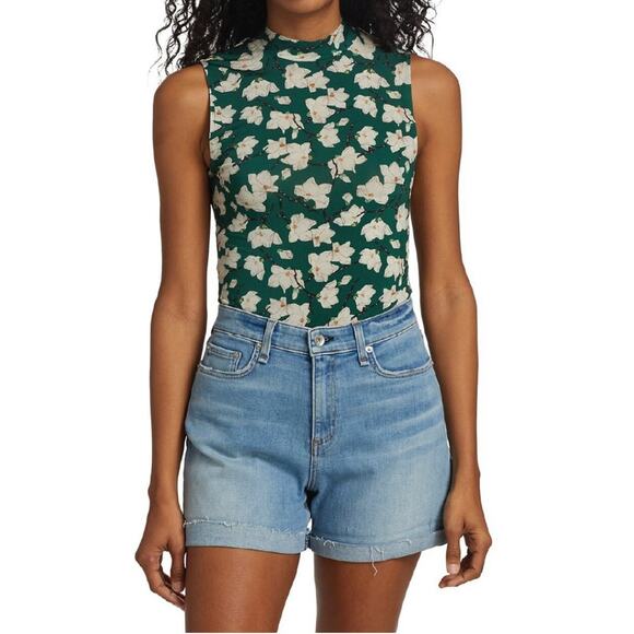 rag & bone Sabeen Floral Mockneck Sleeveless Top - Picture 3 of 8
